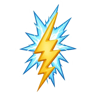 raio trovão sticker