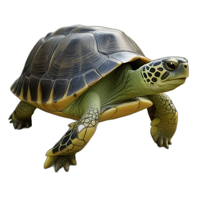 Une tortue qui boit sticker