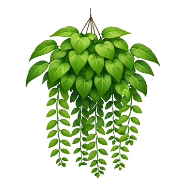 Hanging plant sticker