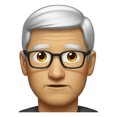 Very sad tim cook sticker