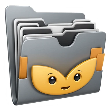 computer folder sticker