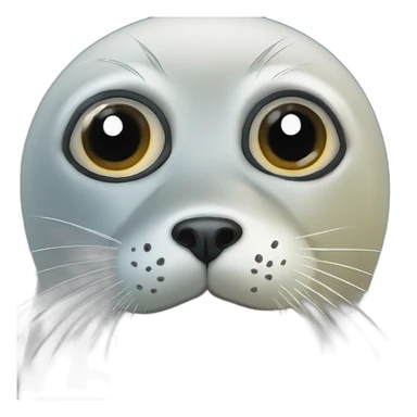 seal with big eyes sticker