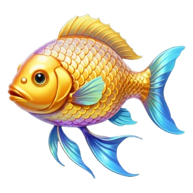 Golden Fish sticker