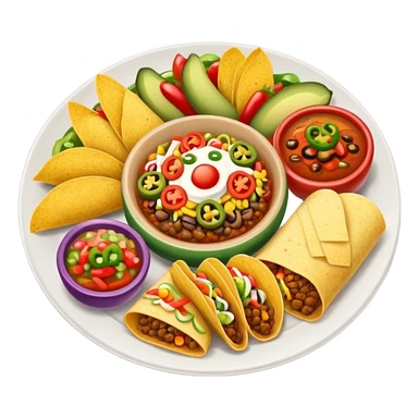 Mexican food sticker