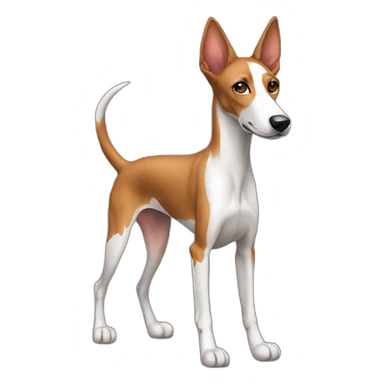 Ibizian hound dog full body sticker