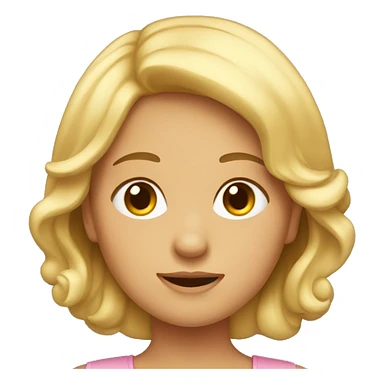 Tete de fille sticker