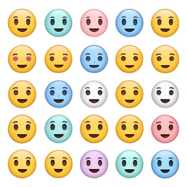 Clean Girl Emojis sticker