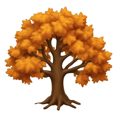 Autumn tree sticker