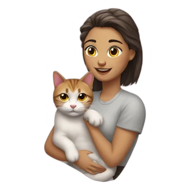 Dos chicas y un gato sticker