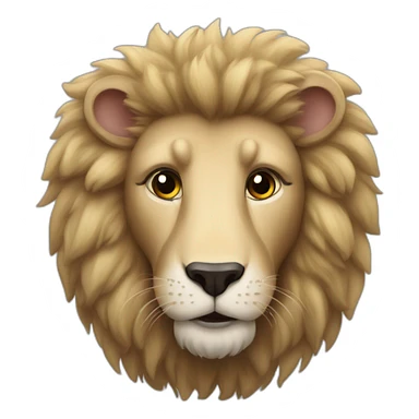 Lambert the sheepish lion sticker