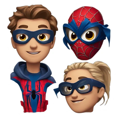 Spiderman across the spider verse sticker