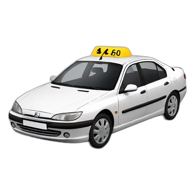 peugeot 406 taxi film sticker