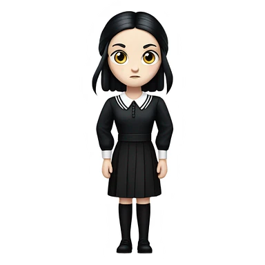 wednesday addams sticker