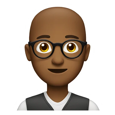 round glasses only sticker