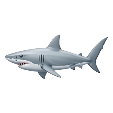 Shark whit Nike  sticker