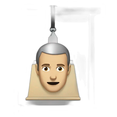 macron guillotine sticker