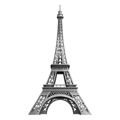make the effiel tower sticker