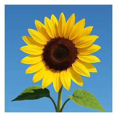 sunflower sticker