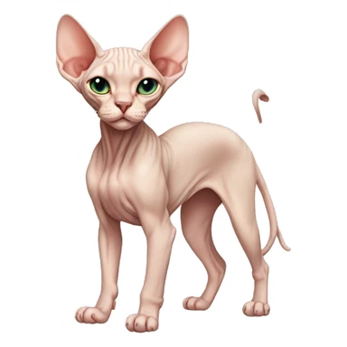 Sphynx Full Body sticker