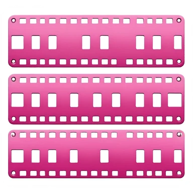 Film strip in pink  sticker