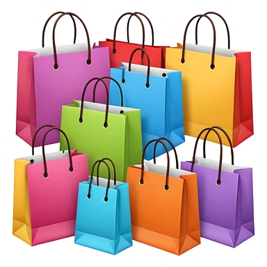 sacs de courses sticker