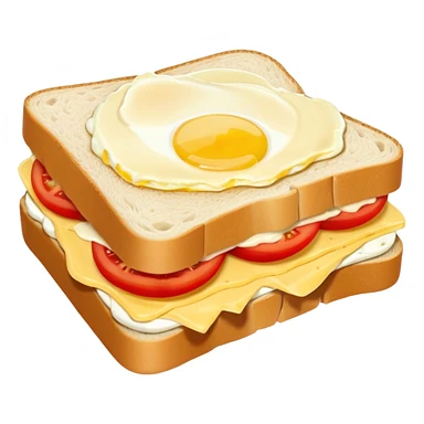 Egg salad sandwich sticker