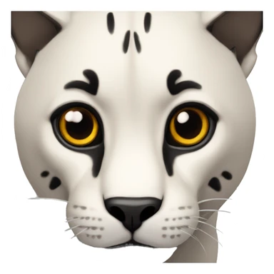 Animal Pantera negra con ojos rojos sticker