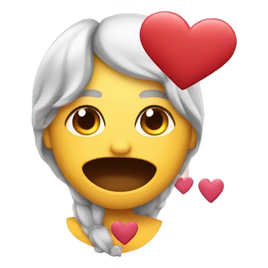  Axolot with hearts in love sticker