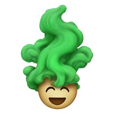 green smoke sticker