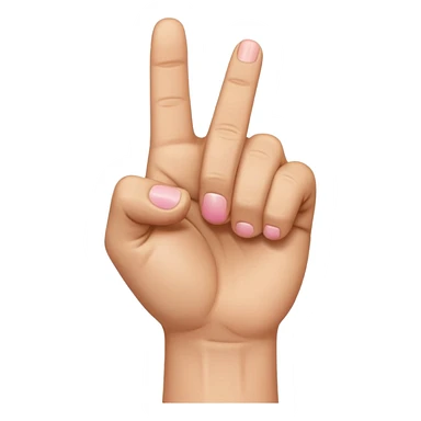 light brown hand in a fist with pinky finger raised sticker