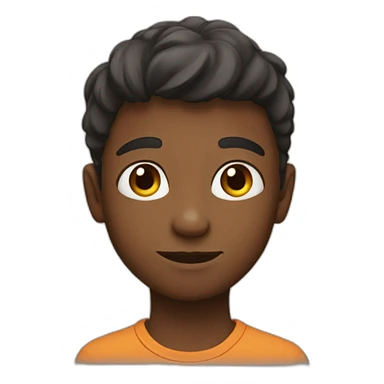 A boy see in the camera  sticker