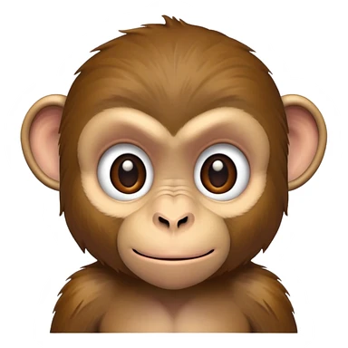 Monkey flipping off sticker