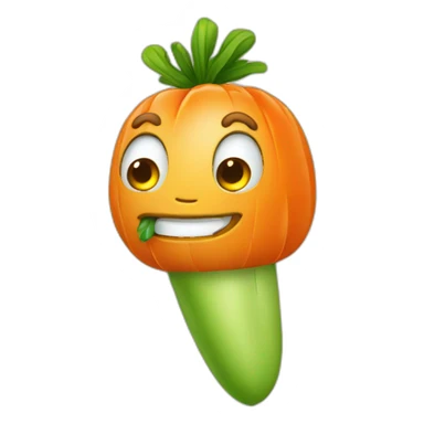 rabiit eatting carrot sticker