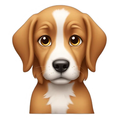 Speechless puppy sticker