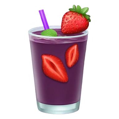 strawberry açaí refresher  sticker