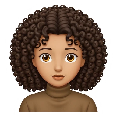 Cabelo cacheado sticker