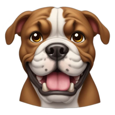 Bull dog sticker