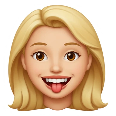 smiley qui se mord les levre  de maniere sexy sticker