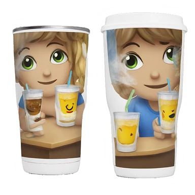 Drink tumbler mug sticker