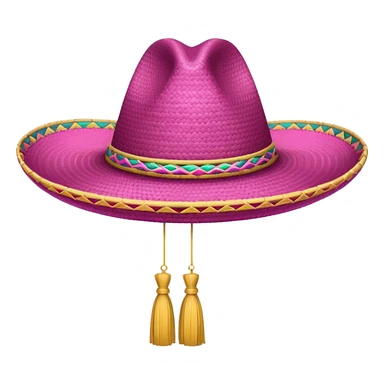 sombrero de  egresados color rosa sticker