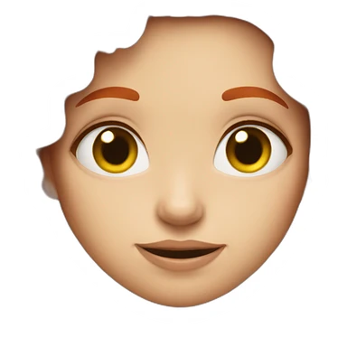 Bad Redhead girl with sticker