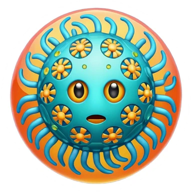  virus with many part sticker