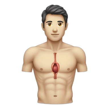 a body anatomy sticker
