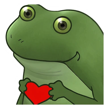 maroon heart  sticker