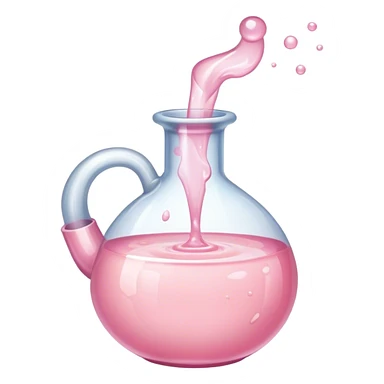 a light pink potion sticker