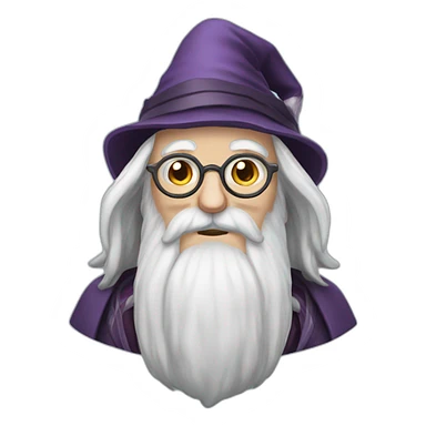 dumbledore harry potter character sticker