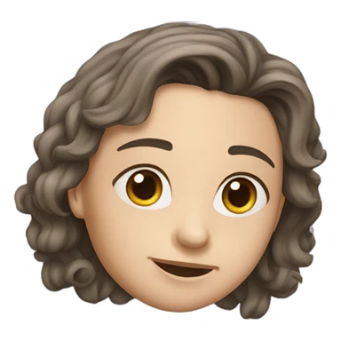 девочка готовит  sticker