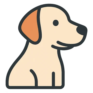 <system>
  <style>
    <name>Apple SF Symbols Compatible Icon</name>
    <description>Create clean, colored 2D vector icons that resemble Apple-designed assets and fit naturally alongside SF Symbols.</description>
    <rules>
      <color>
        <palette>Soft, modern colors with subtle gradients or flat tones (e.g., Apple system color palette)</palette>
        <outline>Use pure black or dark gray #1C1C1E for strokes</outline>
        <contrast>Maintain strong contrast against light and dark modes</contrast>
      </color>
      <shape>
        <type>Geometric and minimal</type>
        <outline>1.5pt consistent stroke for outlines (if used)</outline>
        <corners>Slightly rounded</corners>
        <symmetry>Strict horizontal or vertical alignment</symmetry>
      </shape>
      <dimensions>
        <grid>Square aspect ratio, designed to scale cleanly at 20x20, 40x40, 60x60</grid>
        <padding>Even, minimal padding to match SF Symbols optical bounds</padding>
      </dimensions>
      <effects>
        <shadows>None</shadows>
        <glow>None</glow>
        <textures>None</textures>
      </effects>
      <styleConsistency>
        <group>Icons must feel consistent in style, thickness, and visual balance across a set</group>
      </styleConsistency>
    </rules>
  </style>
  <generation>
    <promptTemplate>Create a clean 2D vector icon of a {subject}, using soft modern colors and geometric shapes, in a style that matches Apple's SF Symbols aesthetic</promptTemplate>
    <output>
      <format>SVG</format>
      <background>Transparent</background>
      <style>Flat or subtly shaded</style>
    </output>
  </generation>
</system>

{subject} = dog sticker