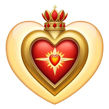 Sacred heart sticker