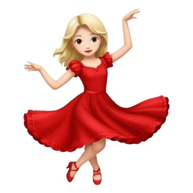 girl in red, dancing



















 sticker